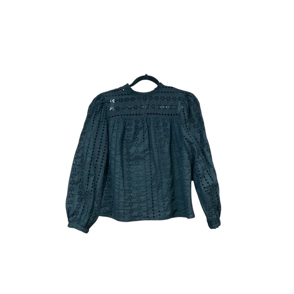 J. Crew Top Women Small Black 100% Cotton